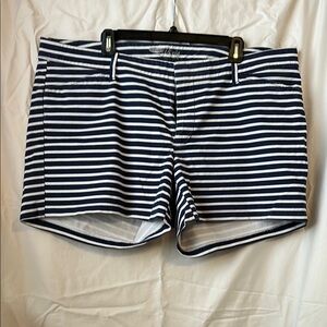 Old Navy The Pixie Navy and White Striped Women's Shorts